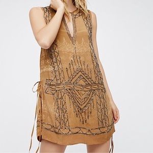 Free People Love Story Mini Beaded Dress